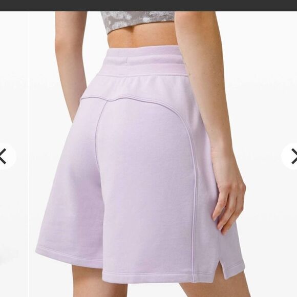 Lululemon All Yours High Rise Short *7" Lavender Dew Size 6 - Picture 5 of 12